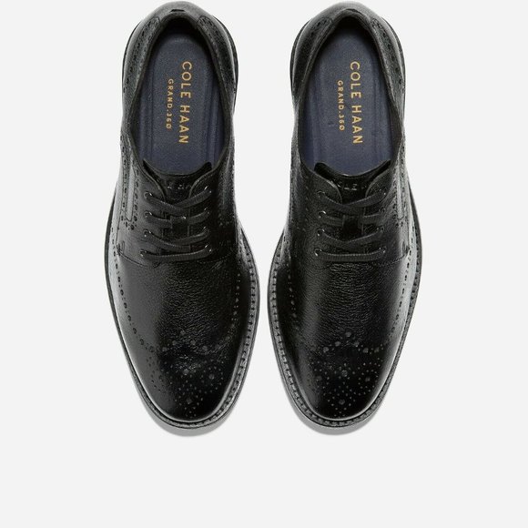 Cole Haan Men\'s FeatherCraft Grand Black Leather Oxford casual shoes 11.5M - NIB main image 8